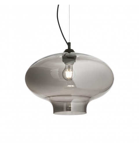 Ideal Lux BISTRO' SP1 ROUND FUME' Mod. 120904 Lampada A Sospensione 1 Luce