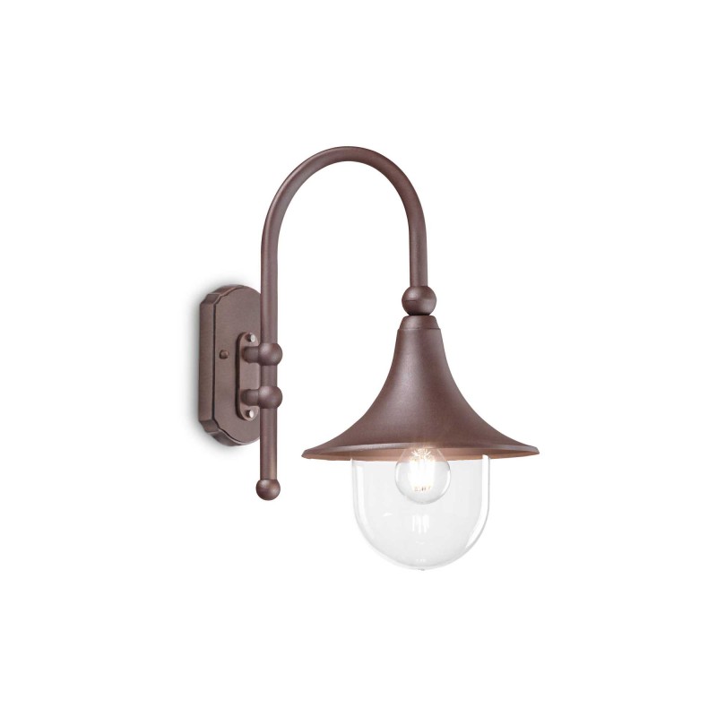 Ideal Lux CIMA AP1 COFFEE Mod. 246826 Lampada Da Parete 1 Luce