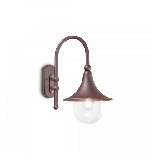 Ideal Lux CIMA AP1 COFFEE Mod. 246826 Lampada Da Parete 1 Luce