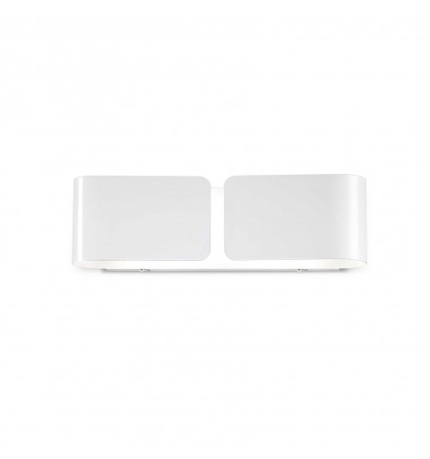 Ideal Lux CLIP AP2 SMALL BIANCO Mod. 014166 Lampada Da Parete 2 Luci