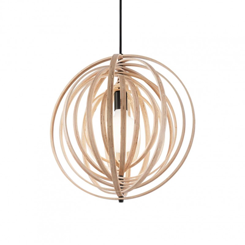 Ideal Lux DISCO SP1 LEGNO Mod. 138275 Lampada A Sospensione 1 Luce