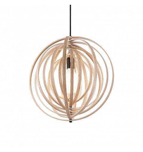 Ideal Lux DISCO SP1 LEGNO Mod. 138275 Lampada A Sospensione 1 Luce