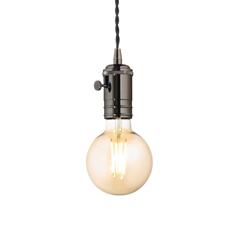 Ideal Lux DOC SP1 PIOMBO Mod. 163161 Lampada A Sospensione 1 Luce