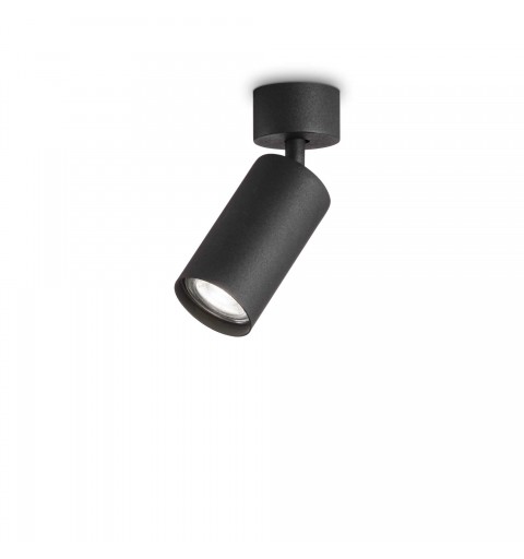 Ideal Lux DYNAMITE PL1 NERO Mod. 231471 Lampada Da Soffitto 1 Luce