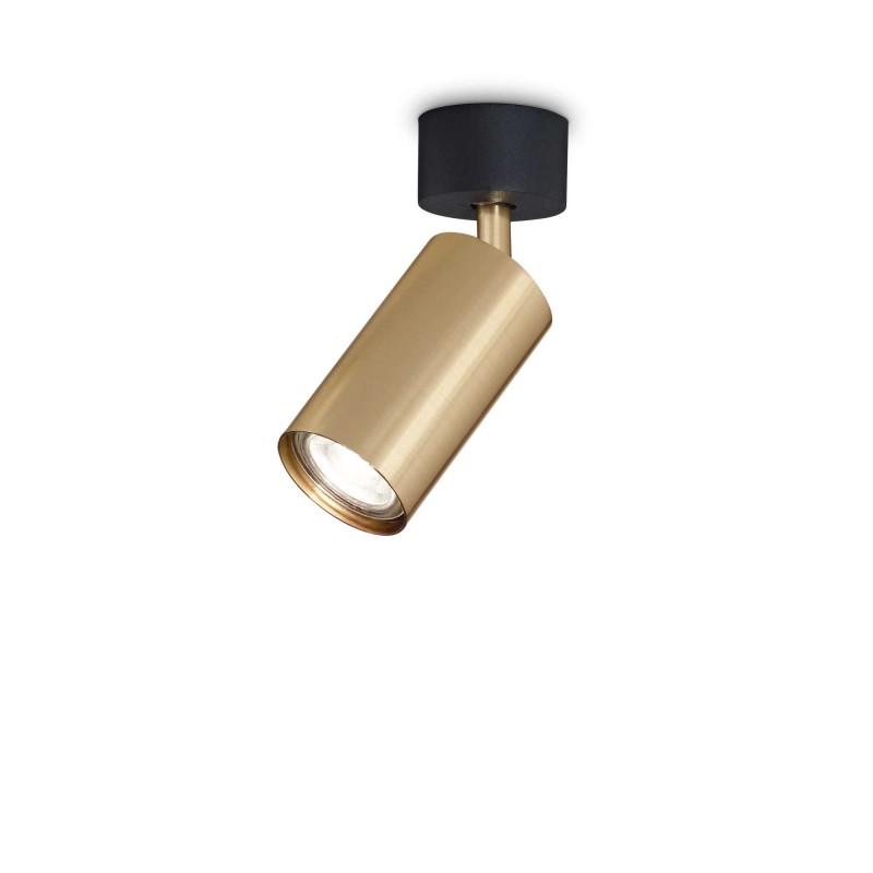 Ideal Lux DYNAMITE PL1 OTTONE Mod. 244662 Lampada Da Soffitto 1 Luce