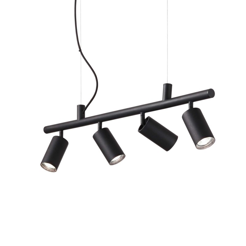 Ideal Lux DYNAMITE SP4 NERO Mod. 231341 Lampada A Sospensione 4 Luci