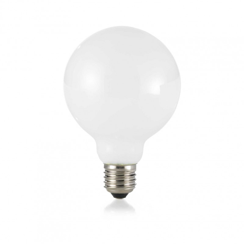 Ideal Lux E27 GLOBO D095 08W 3000K CRI80 BIANCO Mod. 101330 Lampadina