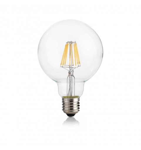 Ideal Lux E27 GLOBO D095 08W 3000K CRI80 TRASP Mod. 101323 Lampadina