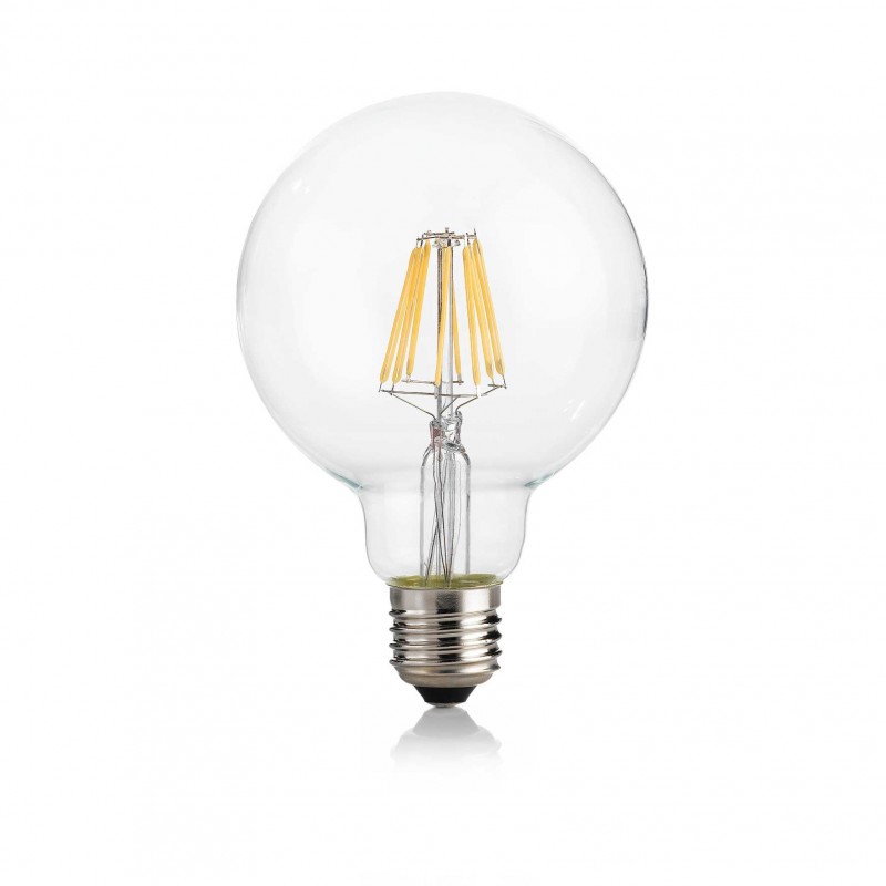 Ideal Lux E27 GLOBO D095 08W 3000K CRI90 BIANCO Mod. 289243 Lampadina