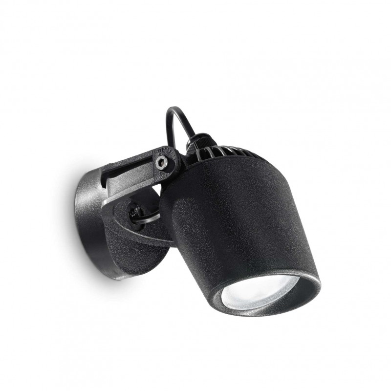 Ideal Lux ELIO AP1 NERO Mod. 096476 Lampada Da Parete 1 Luce