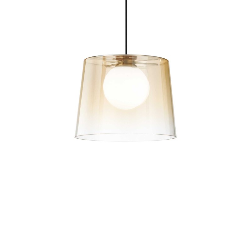 Ideal Lux FADE SP1 AMBRA Mod. 271316 Lampada A Sospensione 1 Luce