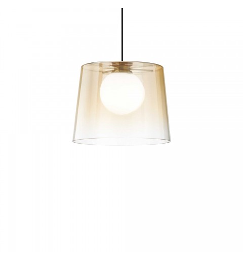 Ideal Lux FADE SP1 AMBRA Mod. 271316 Lampada A Sospensione 1 Luce