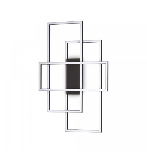 Ideal Lux FRAME PL RETTANGOLO NERO Mod. 270661 Lampada Da Soffitto 1 Luce