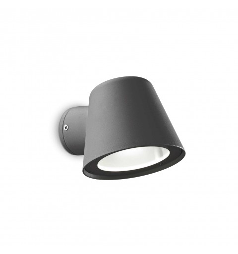 Ideal Lux GAS AP1 ANTRACITE Mod. 091525 Lampada Da Parete 1 Luce