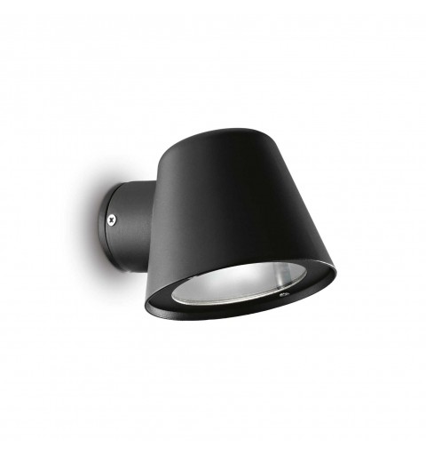 Ideal Lux GAS AP1 NERO Mod. 020228 Lampada Da Parete 1 Luce