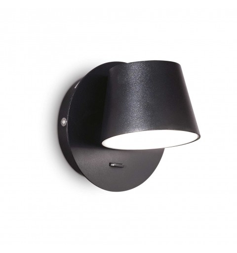 Ideal Lux GIM AP NERO Mod. 167121 Lampada Da Parete 1 Luce