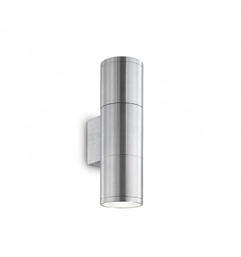 Ideal Lux GUN AP2 SMALL ALLUMINIO Mod. 033013 Lampada Da Parete 2 Luci