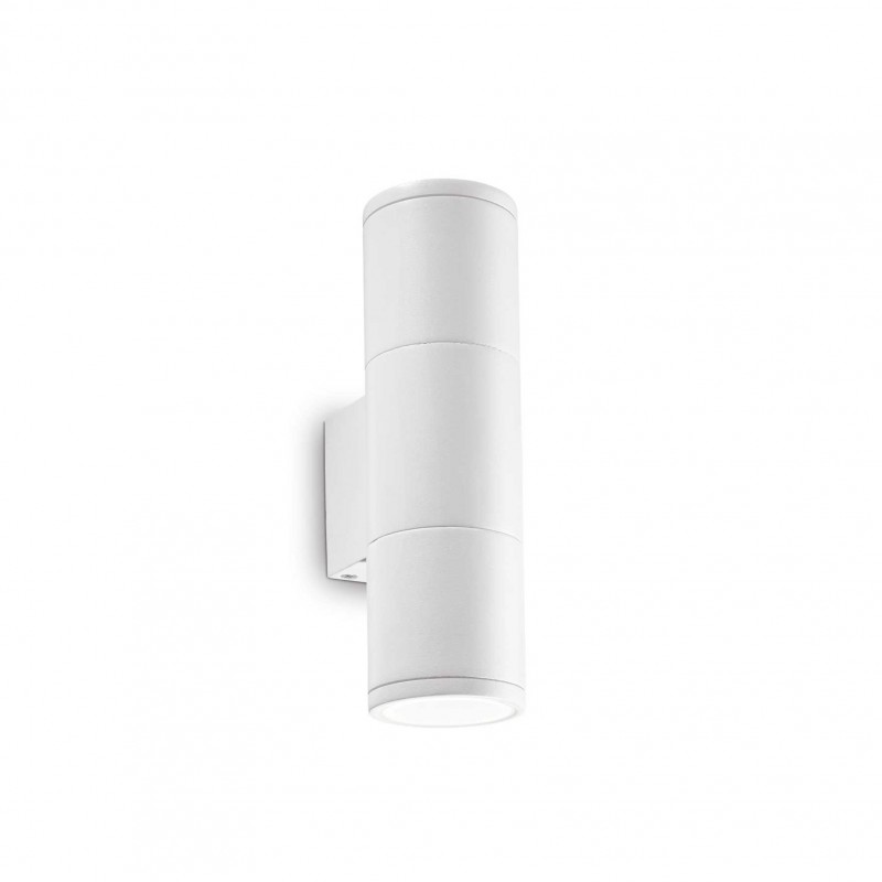 Ideal Lux GUN AP2 SMALL BIANCO Mod. 100388 Lampada Da Parete 2 Luci