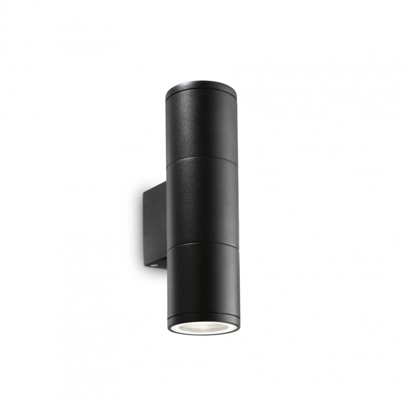 Ideal Lux GUN AP2 SMALL NERO Mod. 100395 Lampada Da Parete 2 Luci