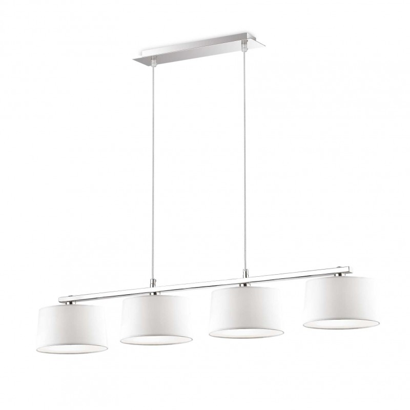 Ideal Lux HILTON SP4 LINEAR Mod. 075495 Lampada A Sospensione 4 Luci