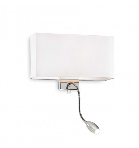 Ideal Lux HOTEL AP2 BIANCO Mod. 035949 Lampada Da Parete 2 Luci