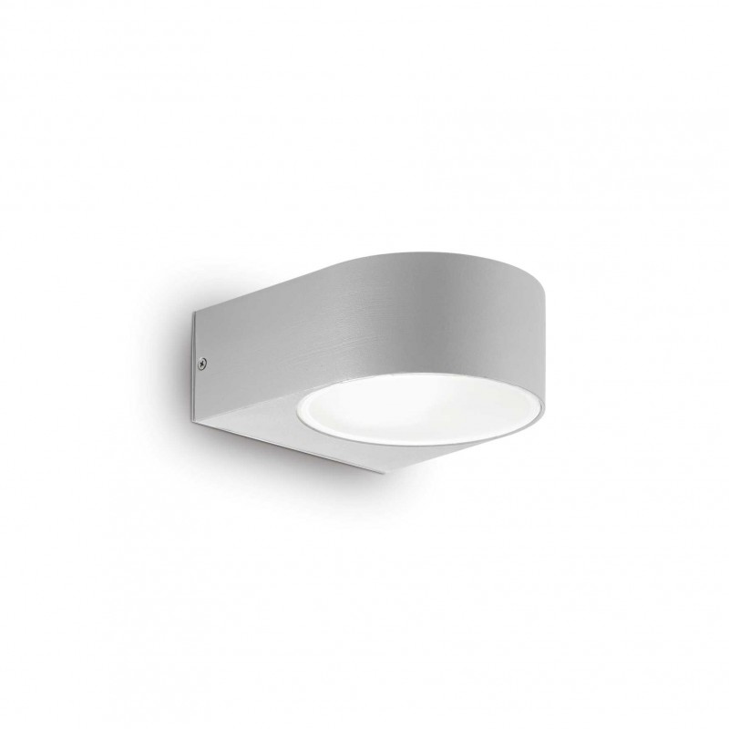 Ideal Lux IKO AP1 GRIGIO Mod. 092218 Lampada Da Parete 1 Luce