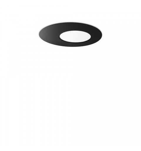 Ideal Lux IRIDE PL D50 NERO Mod. 312477 Lampada Da Soffitto 1 Luce