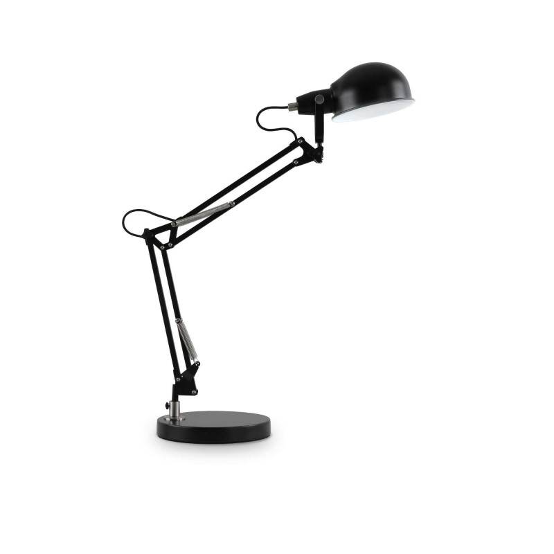 Ideal Lux JOHNNY TL1 NERO Mod. 313344 Lampada Da Tavolo 1 Luce