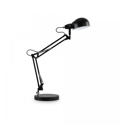 Ideal Lux JOHNNY TL1 NERO Mod. 313344 Lampada Da Tavolo 1 Luce