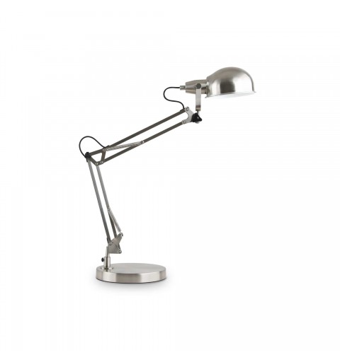 Ideal Lux JOHNNY TL1 NICKEL Mod. 313351 Lampada Da Tavolo 1 Luce