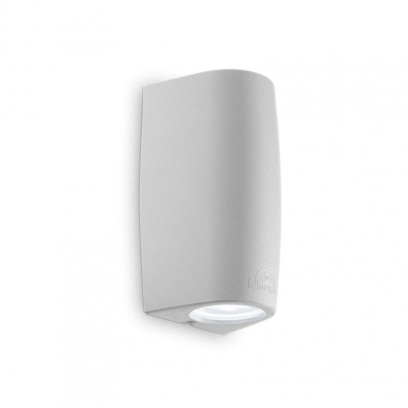 Ideal Lux KEOPE AP2 GRIGIO Mod. 147796 Lampada Da Parete 2 Luci