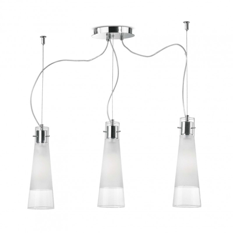 Ideal Lux KUKY SP3 Mod. 033952 Lampada A Sospensione 3 Luci