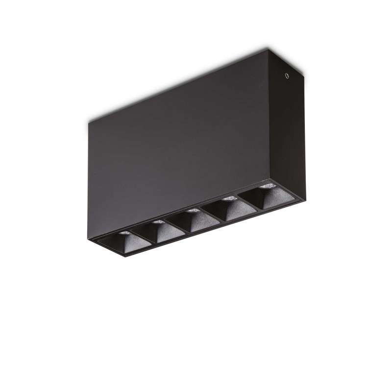 Ideal Lux LIKA PL NERO Mod. 244884 Lampada Da Soffitto 1 Luce