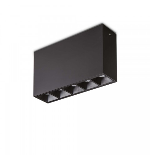 Ideal Lux LIKA PL NERO Mod. 244884 Lampada Da Soffitto 1 Luce