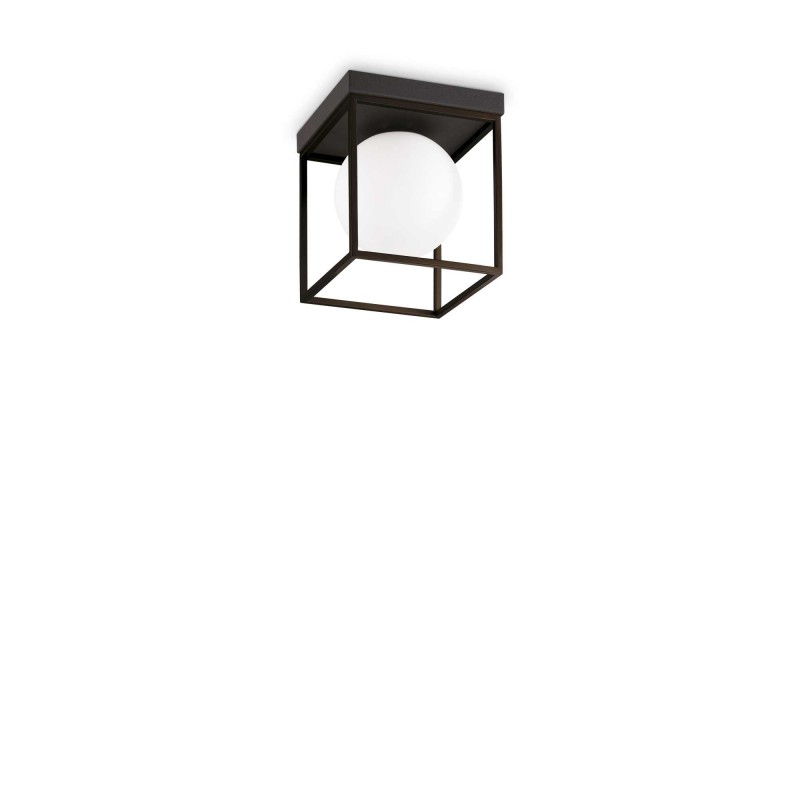 Ideal Lux LINGOTTO PL1 NERO Mod. 327853 Lampada Da Soffitto 1 Luce