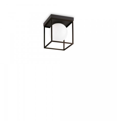 Ideal Lux LINGOTTO PL1 NERO Mod. 327853 Lampada Da Soffitto 1 Luce