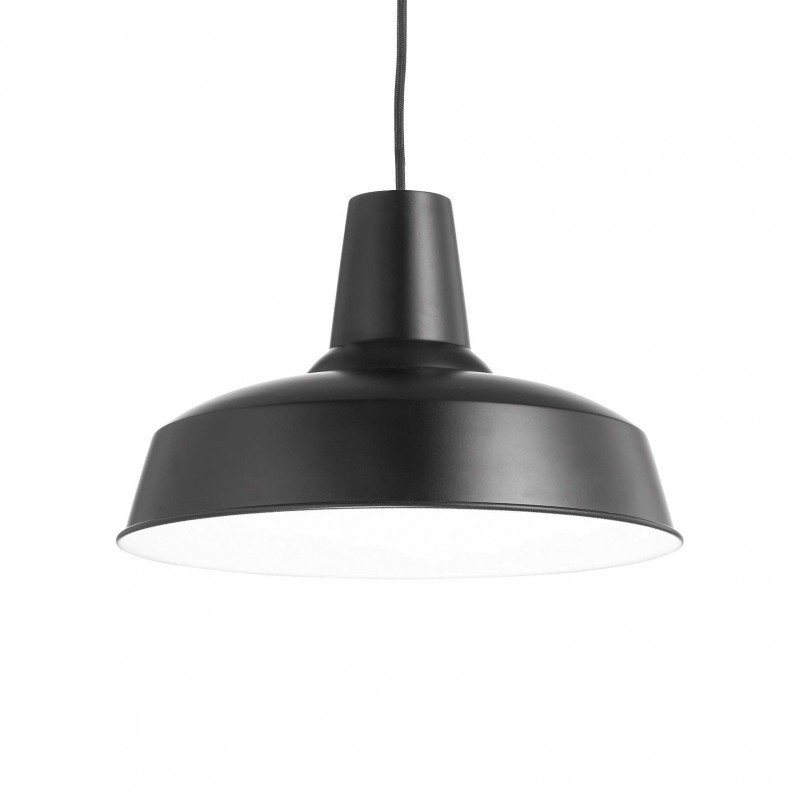 Ideal Lux MOBY SP1 NERO Mod. 093659 Lampada A Sospensione 1 Luce