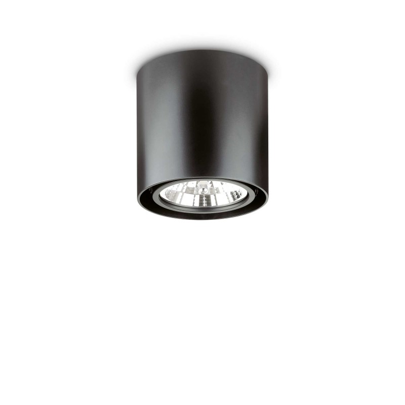 Ideal Lux MOOD PL1 D15 ROUND NERO Mod. 243450 Lampada Da Soffitto 1 Luce