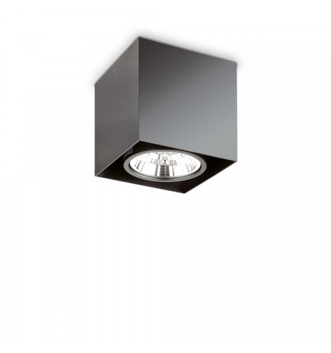 Ideal Lux MOOD PL1 D15 SQUARE NERO Mod. 243931 Lampada Da Soffitto 1 Luce