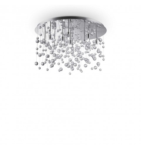 Ideal Lux NEVE PL12 CROMO Mod. 022239 Lampada Da Soffitto 12 Luci