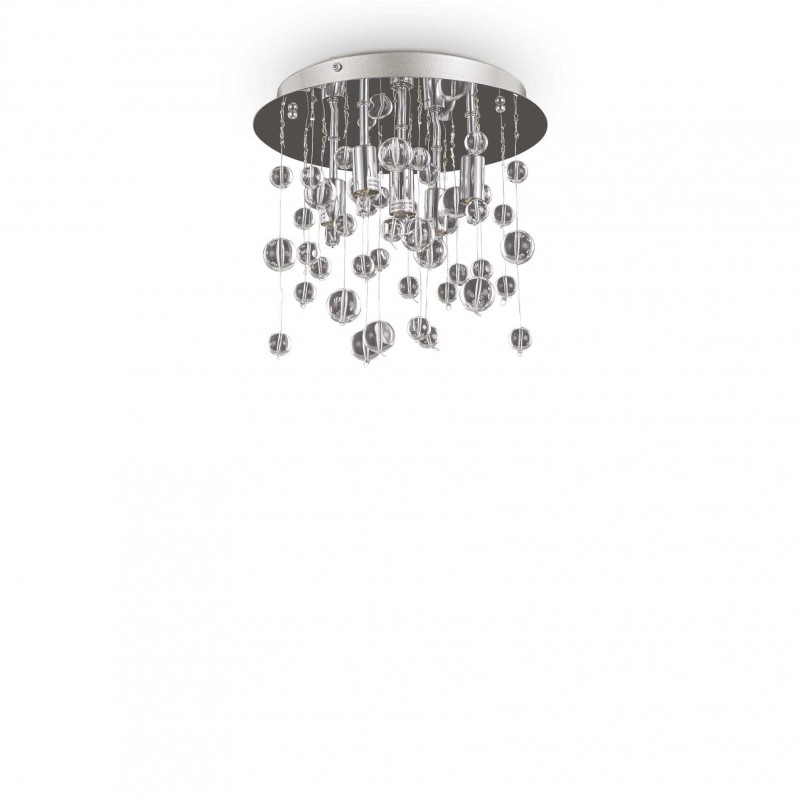 Ideal Lux NEVE PL5 CROMO Mod. 094687 Lampada Da Soffitto 5 Luci