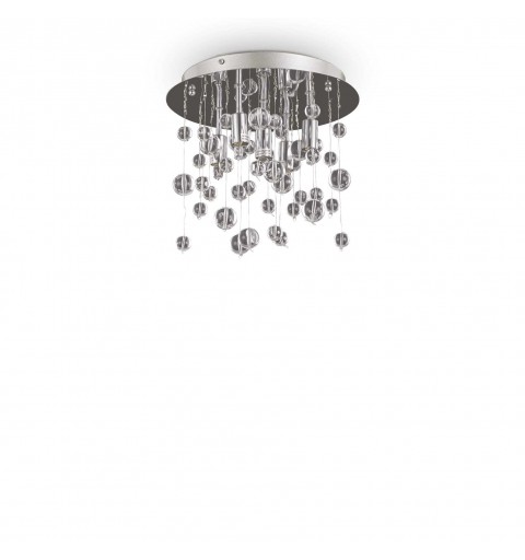 Ideal Lux NEVE PL5 CROMO Mod. 094687 Lampada Da Soffitto 5 Luci