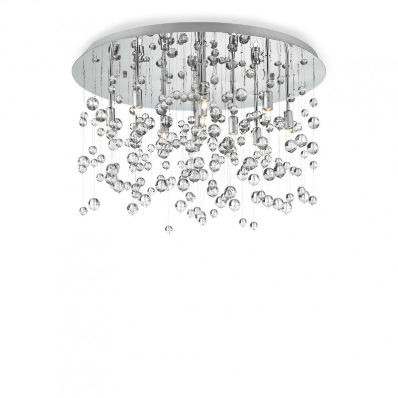 Ideal Lux NEVE PL8 CROMO Mod. 022222 Lampada Da Soffitto 8 Luci