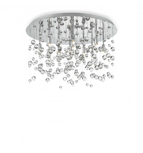 Ideal Lux NEVE PL8 CROMO Mod. 022222 Lampada Da Soffitto 8 Luci