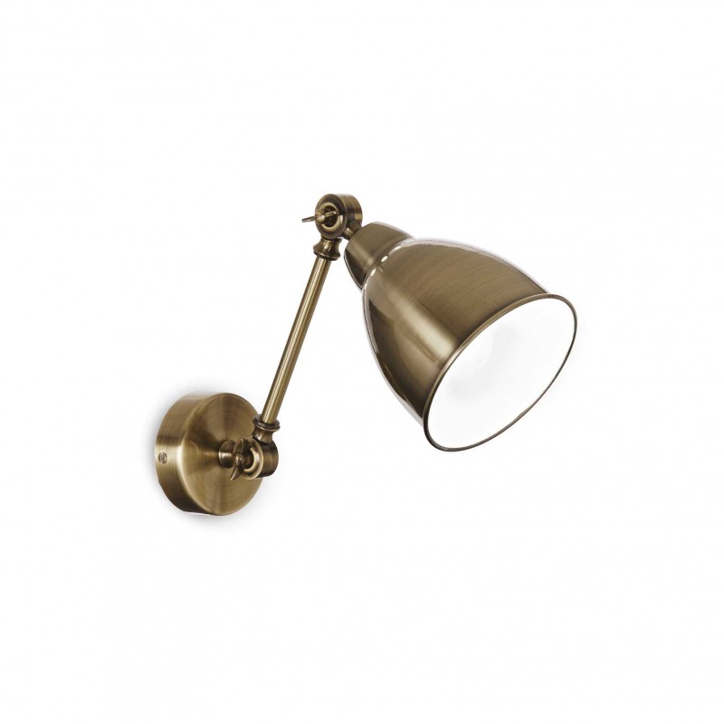 Ideal Lux NEWTON AP1 BRUNITO Mod. 027876 Lampada Da Parete 1 Luce