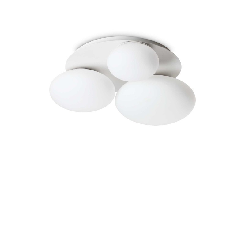 Ideal Lux NINFEA PL3 BIANCO Mod. 306964 Lampada Da Soffitto 3 Luci