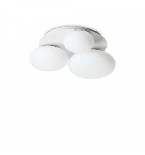 Ideal Lux NINFEA PL3 BIANCO Mod. 306964 Lampada Da Soffitto 3 Luci