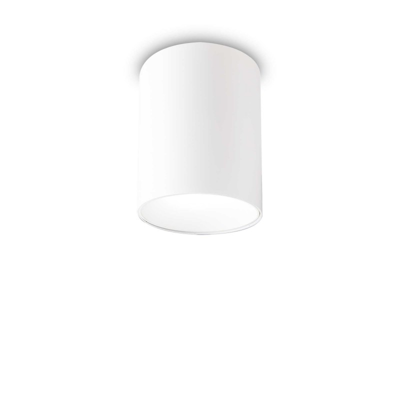 Ideal Lux NITRO PL ROUND D08 BIANCO Mod. 205991 Lampada Da Soffitto 1 Luce