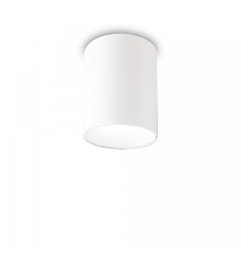 Ideal Lux NITRO PL ROUND D08 BIANCO Mod. 205991 Lampada Da Soffitto 1 Luce