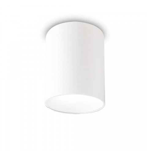 Ideal Lux NITRO PL ROUND D10 BIANCO Mod. 319568 Lampada Da Soffitto 1 Luce